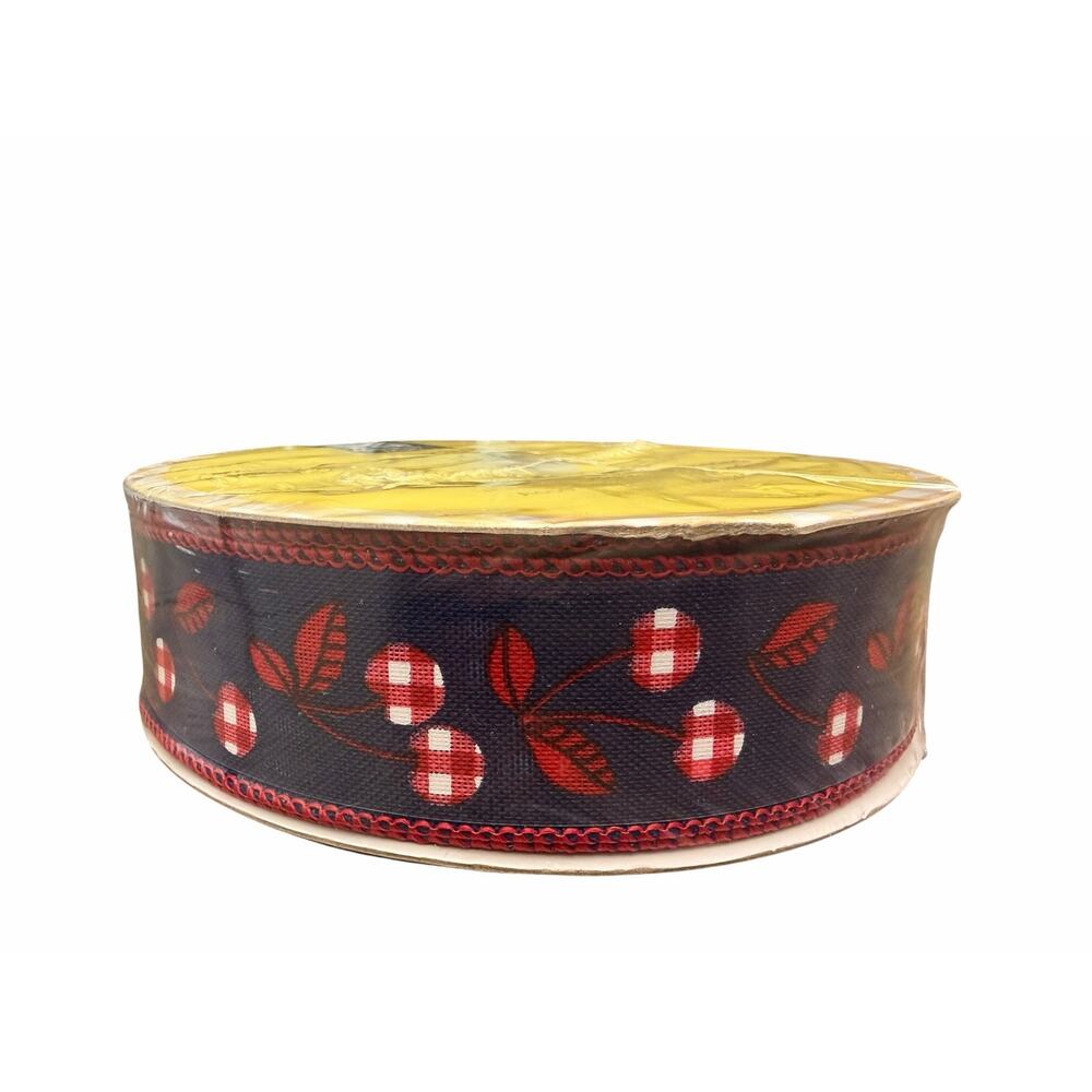 Member’s Mark Wired Cherry Ribbon 1.5” x 50 Yards New